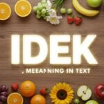 IDEK Meaning in Text