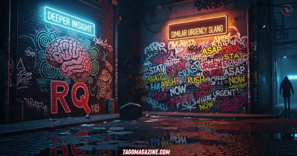 Deeper Insight RQ vs Similar Urgency Slang