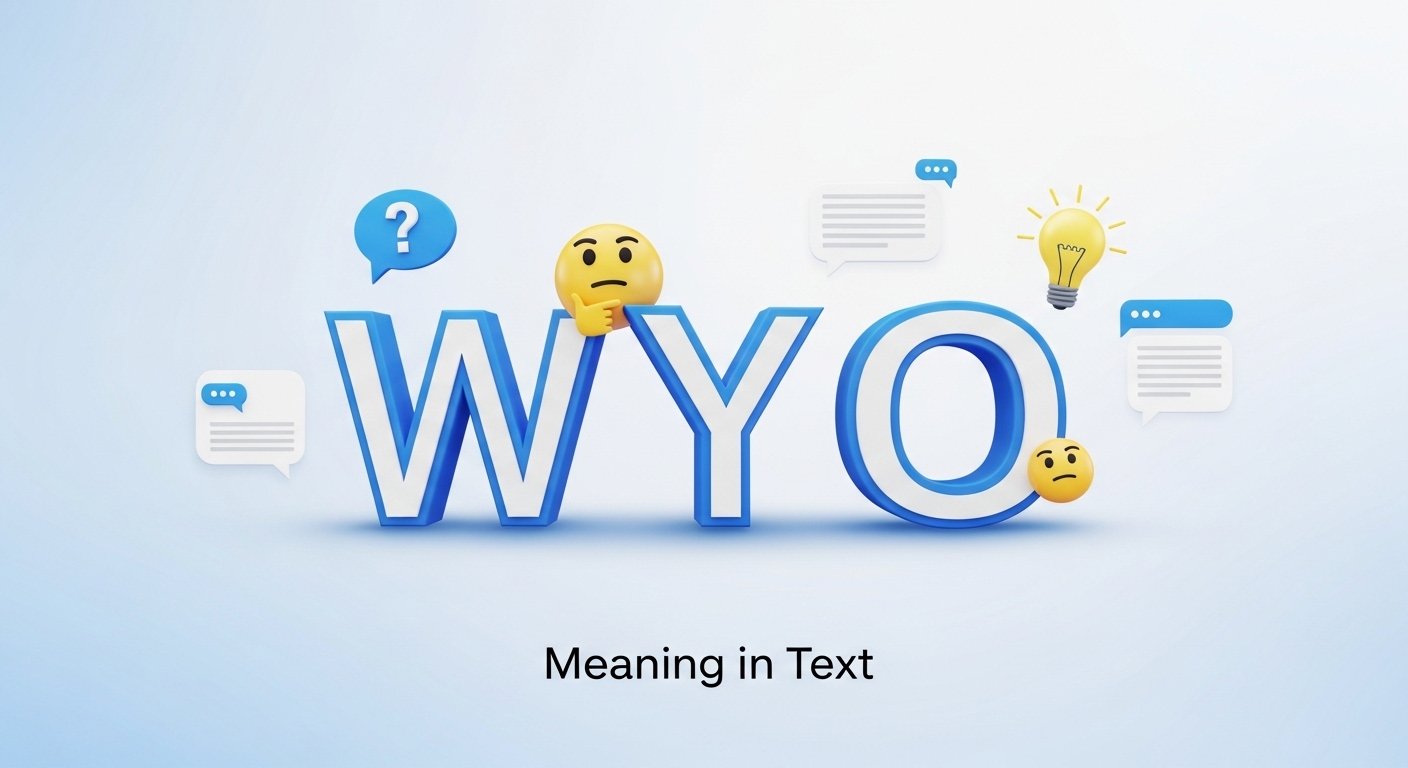 WYO Meaning in Text