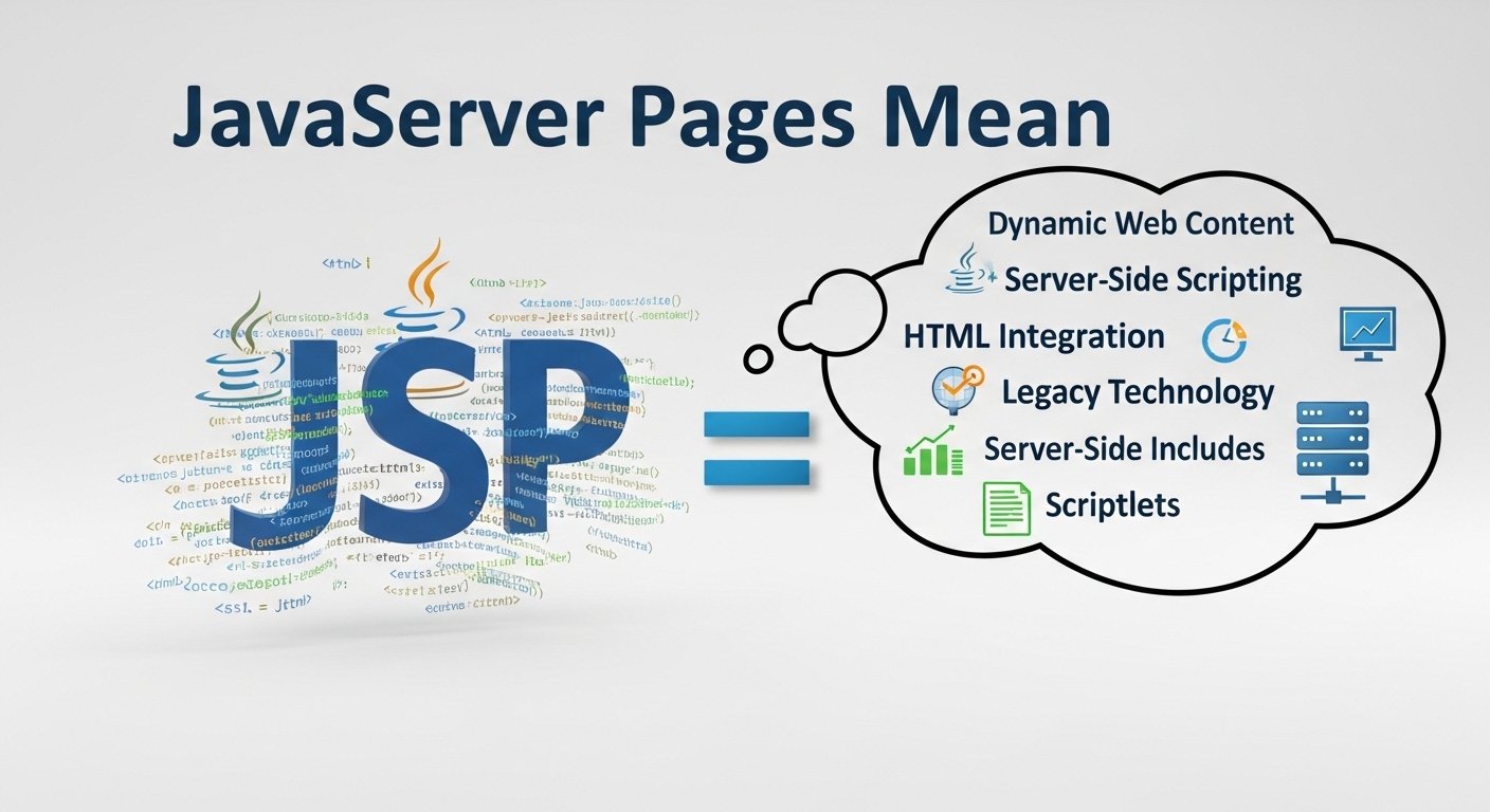 what does jsp mean in text